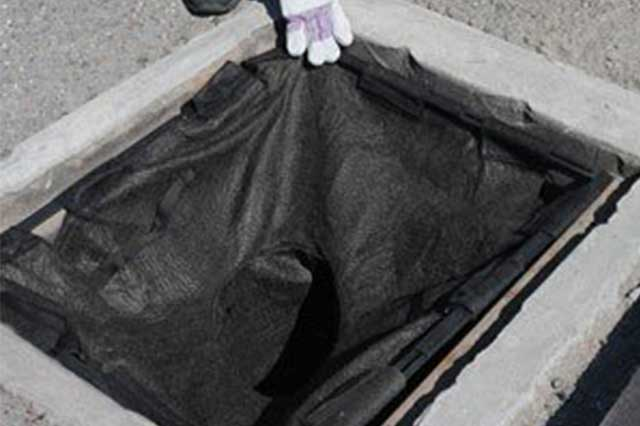 Talon Fabrics geotextile silt sack