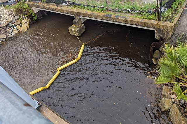 talon fabrics geotextiles managing stream of water